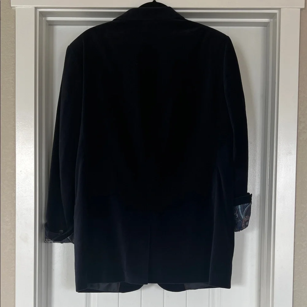 Merona Men’s Velvet Blazer – Navy Blue, Size 42R